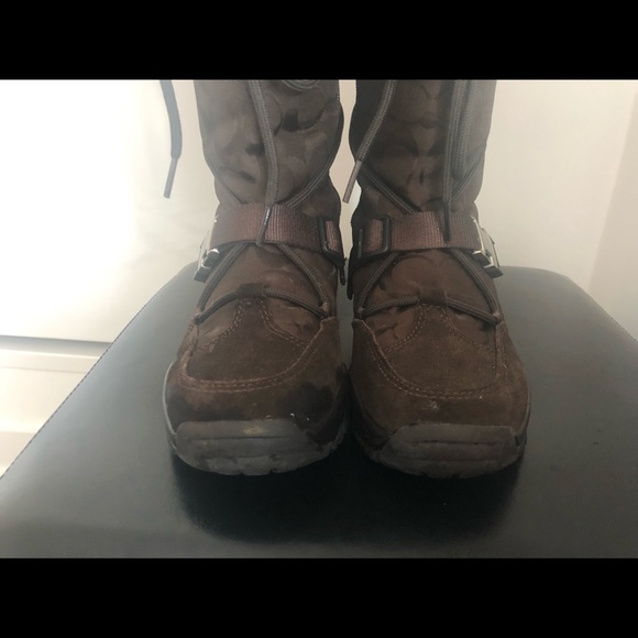 COACH Solaris Rabbit Fur-trimmed snow boots ⛄️ ⛄️ - Picture 3 of 7